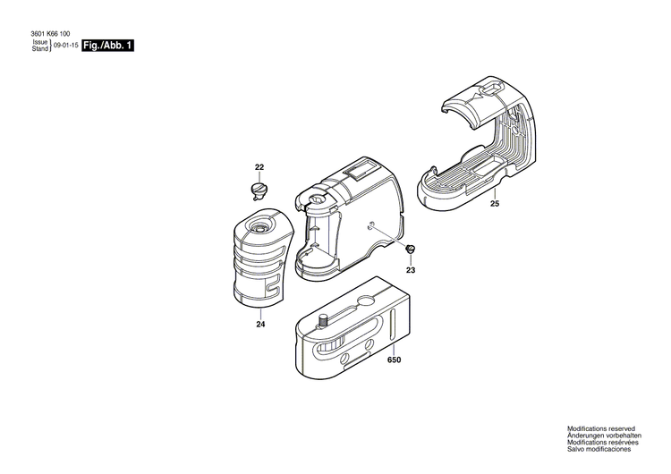 New Genuine Bosch 1618C00492 Battery Cover