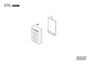 New Genuine Bosch 1618C0049V Battery Cover