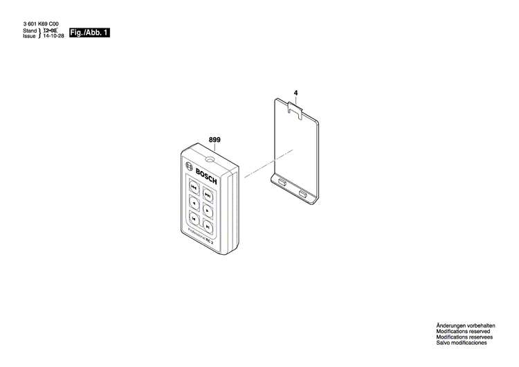 New Genuine Bosch 1618C0049V Battery Cover