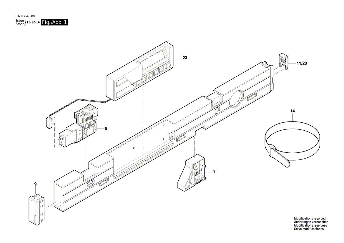 New Genuine Bosch 1618C0066E Belt