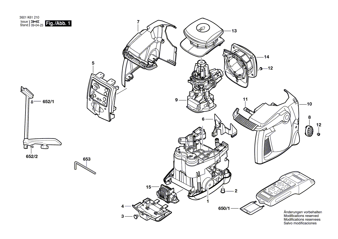 New Genuine Bosch 1618C00780 Housing