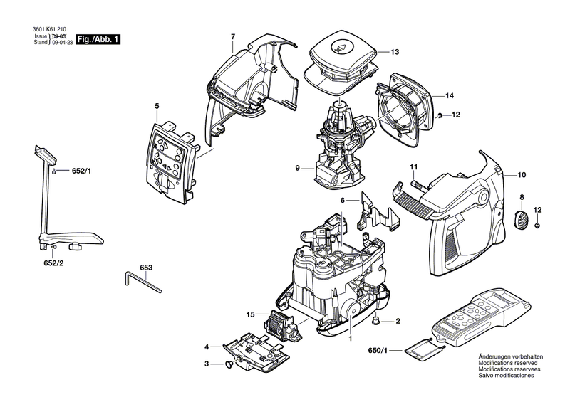New Genuine Bosch 1618C00781 Cover Frame