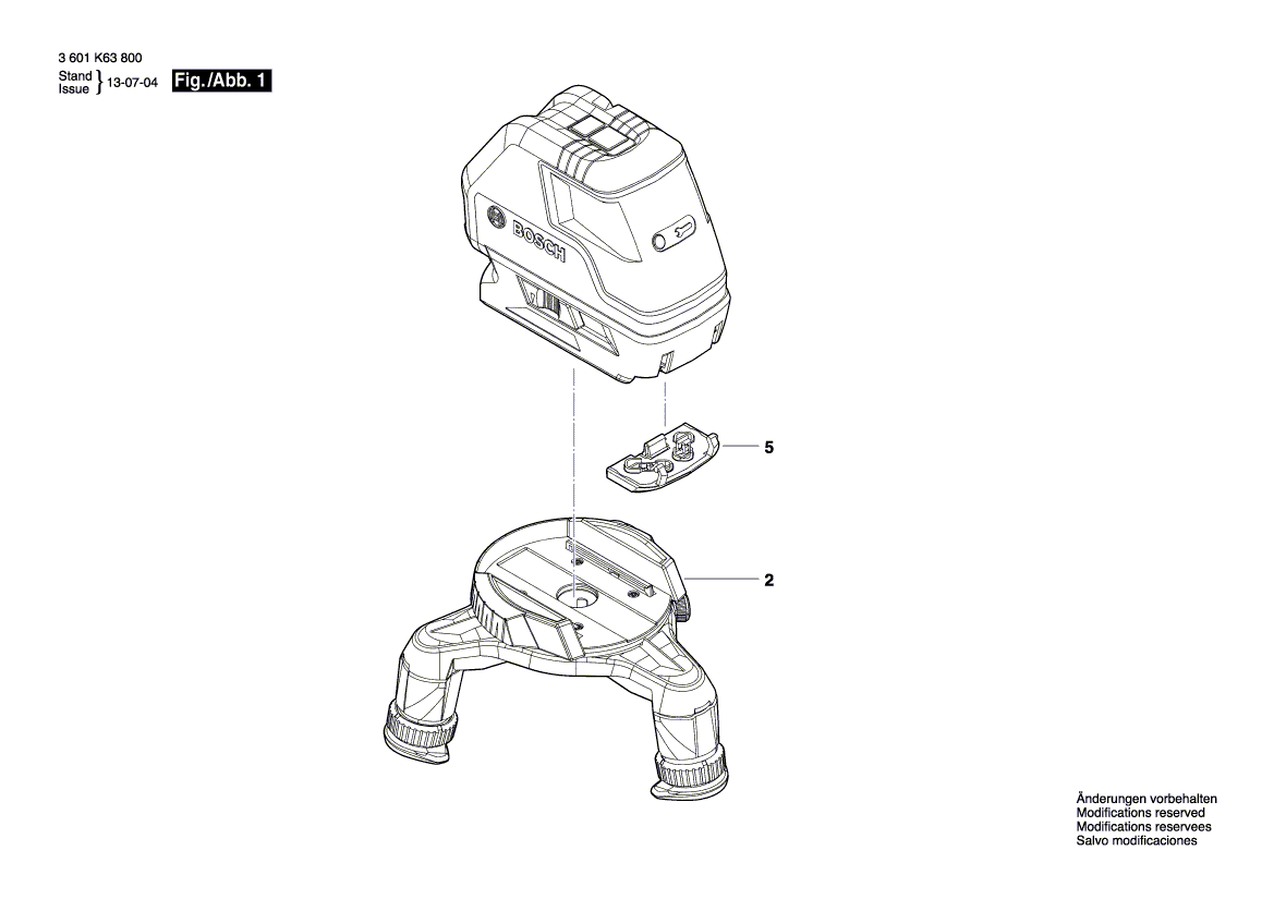 New Genuine Bosch 1618C0081G Housing Assembly