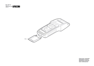 New Genuine Bosch 1618C00822 Battery Cover