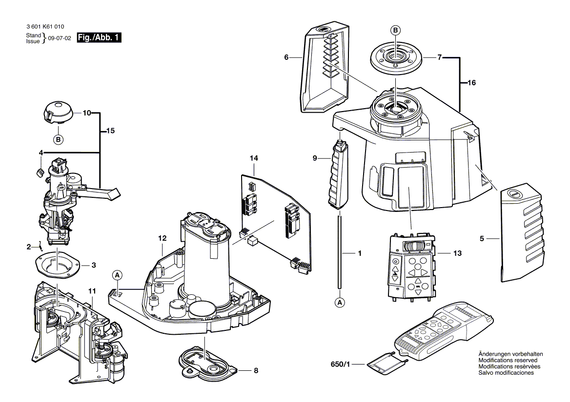 New Genuine Bosch 1618C01041 Printed-Board Assembly