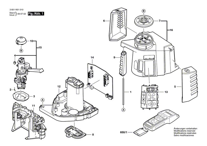 New Genuine Bosch 1618C01041 Printed-Board Assembly