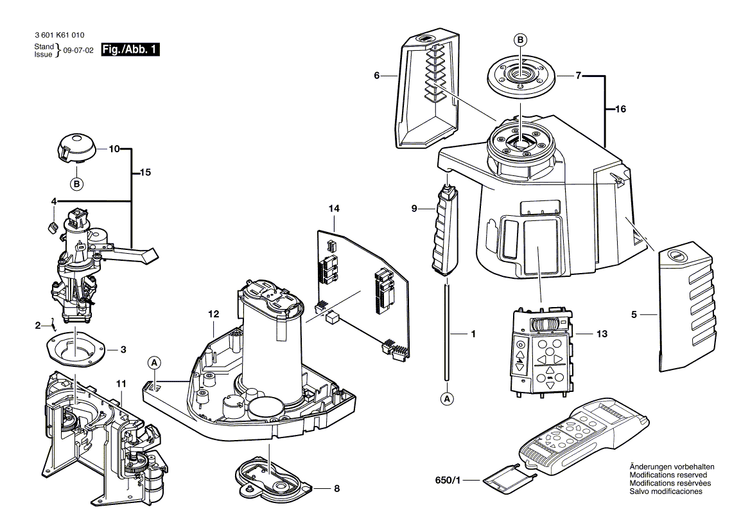 New Genuine Bosch 1618C01041 Printed-Board Assembly