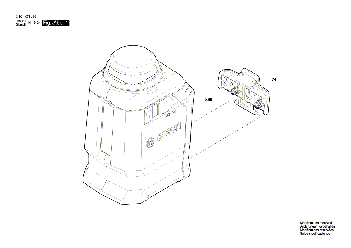 New Genuine Bosch 1618C0109R Assembly