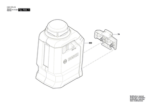 New Genuine Bosch 1618C0109R Assembly