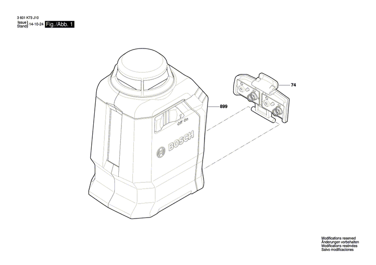 New Genuine Bosch 1618C0109R Assembly