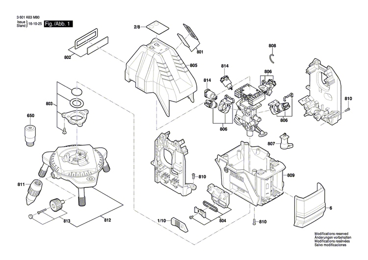 New Genuine Bosch 1618C0110L Laser module
