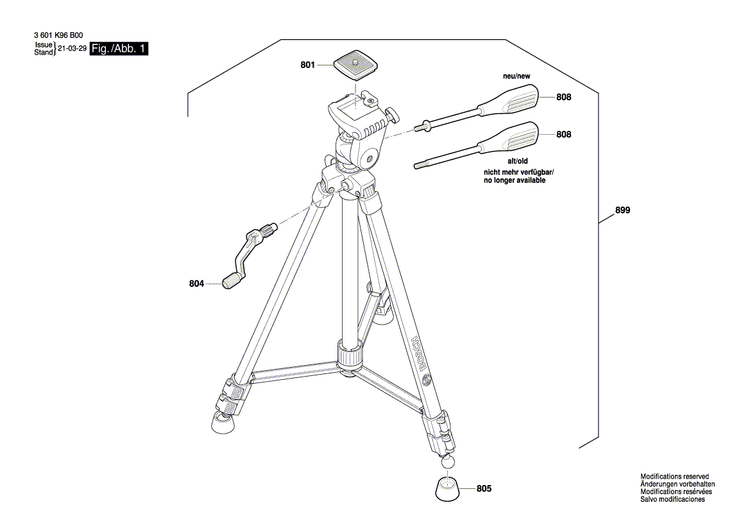 New Genuine Bosch 1618C0111A Handle