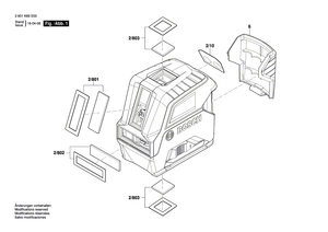 New Genuine Bosch 1618C0126V Key Switch