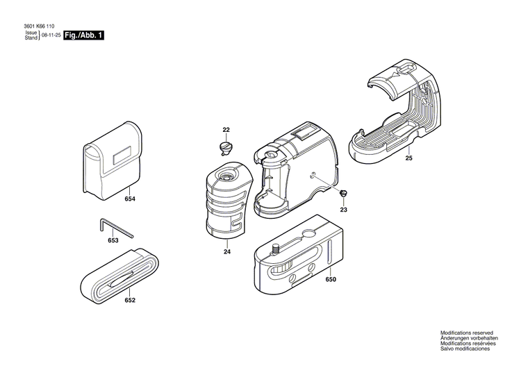 New Genuine Bosch 1618C01495 Battery Cover