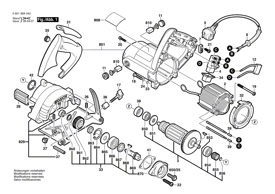 New Genuine Bosch 1619P00029 Screw