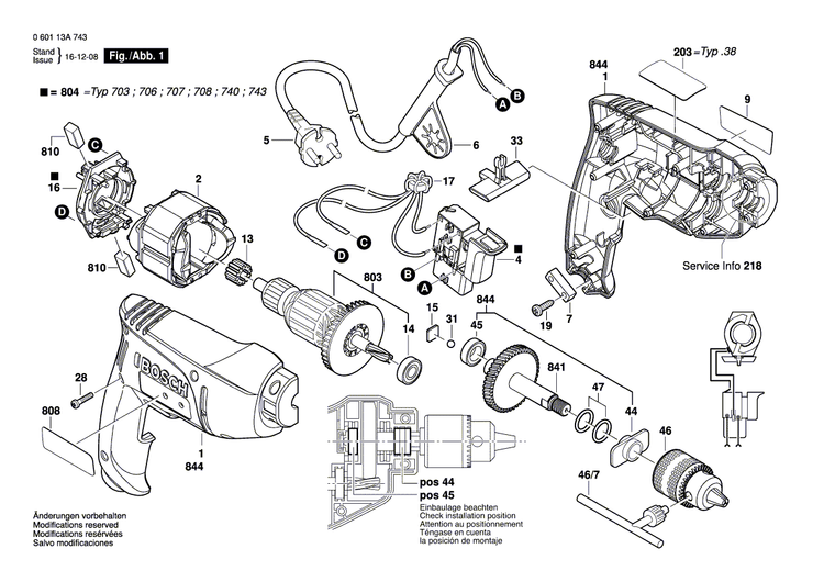 New Genuine Bosch 1619P00065 Armature set