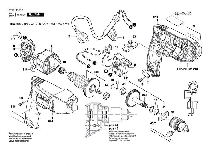 New Genuine Bosch 1619P00224 Field