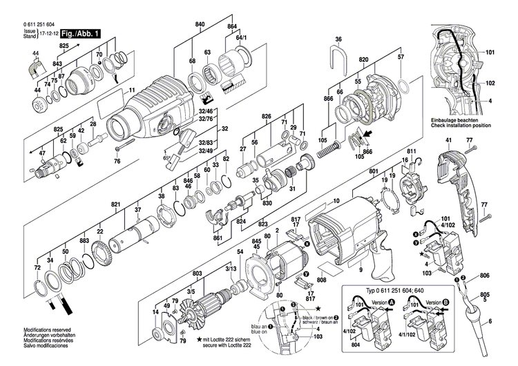 New Genuine Bosch 1619P00349 Armature set