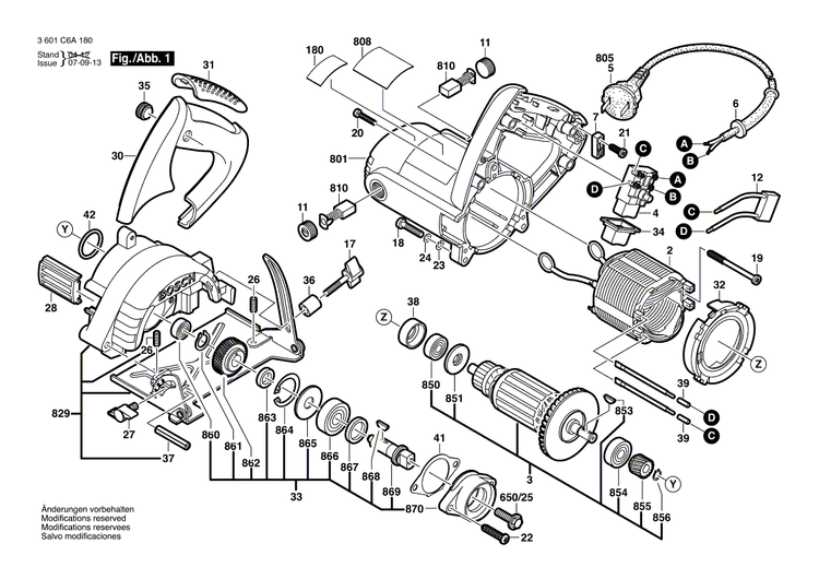 New Genuine Bosch 1619P00352 groove ball bearing