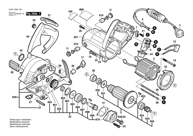 New Genuine Bosch 1619P00752 Air-Deflector Ring