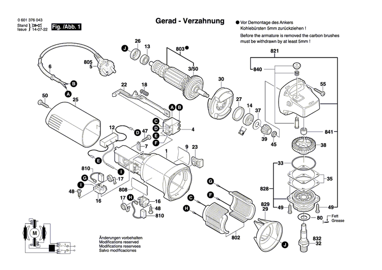 New Genuine Bosch 1619P00761 Nameplate
