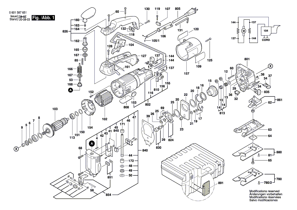 New Genuine Bosch 1619P00782 Work Board