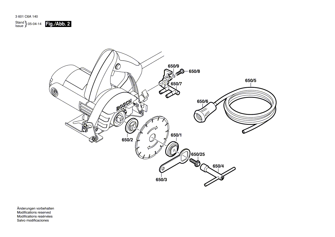 New Genuine Bosch 1619P01031 Gear Housing