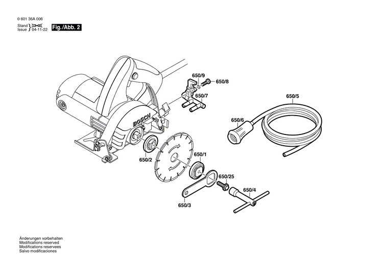 New Genuine Bosch 1619P01040 Spindle