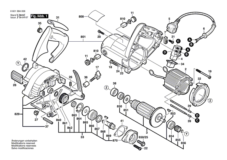 New Genuine Bosch 1619P01044 Field