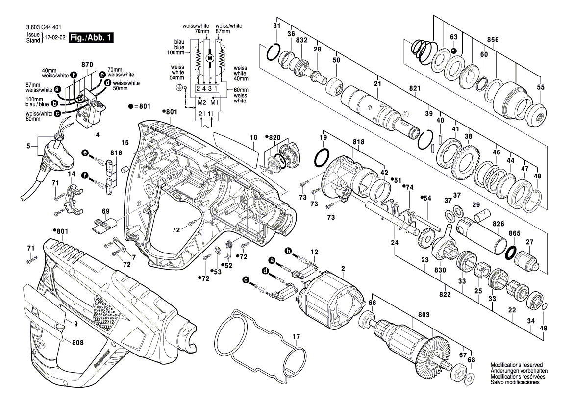 New Genuine Bosch 1619P01785 Switching Element