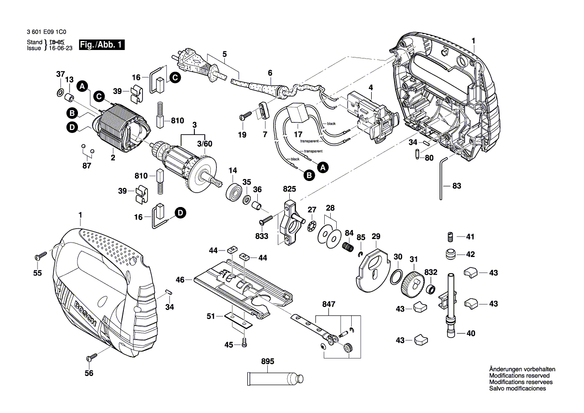 New Genuine Bosch 1619P01956 Armature