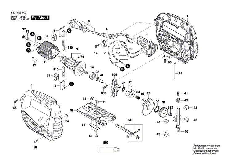 New Genuine Bosch 1619P01956 Armature