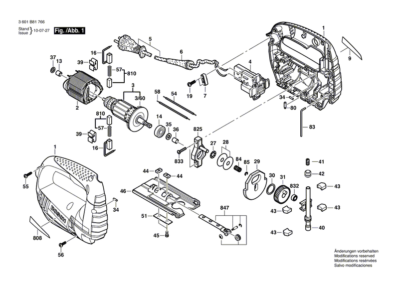 New Genuine Bosch 1619P01959 Field