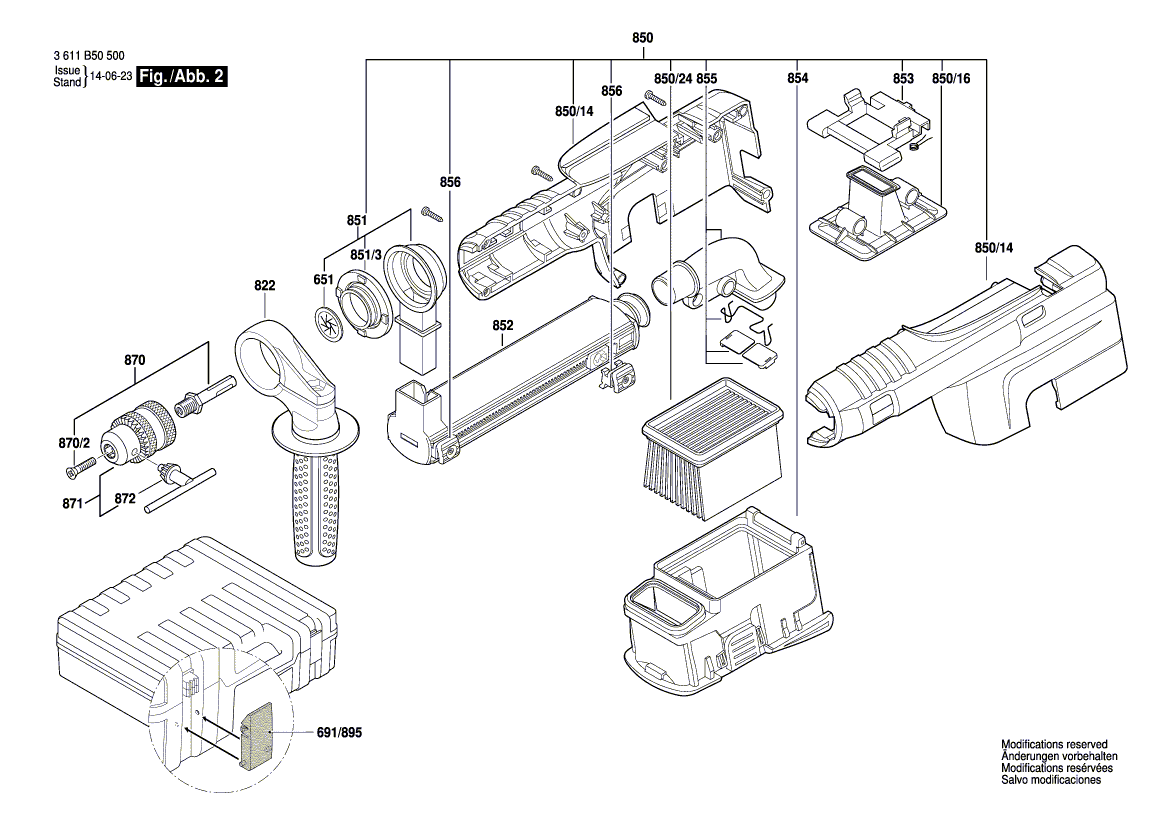 New Genuine Bosch 1619P02042 Field