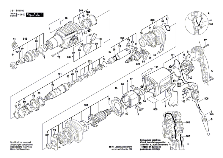 New Genuine Bosch 1619P02042 Field