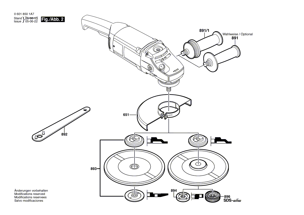 New Genuine Bosch 1619P02055 Manufacturer's nameplate