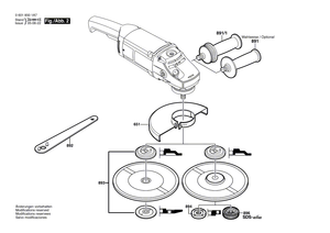 New Genuine Bosch 1619P02055 Manufacturer's nameplate