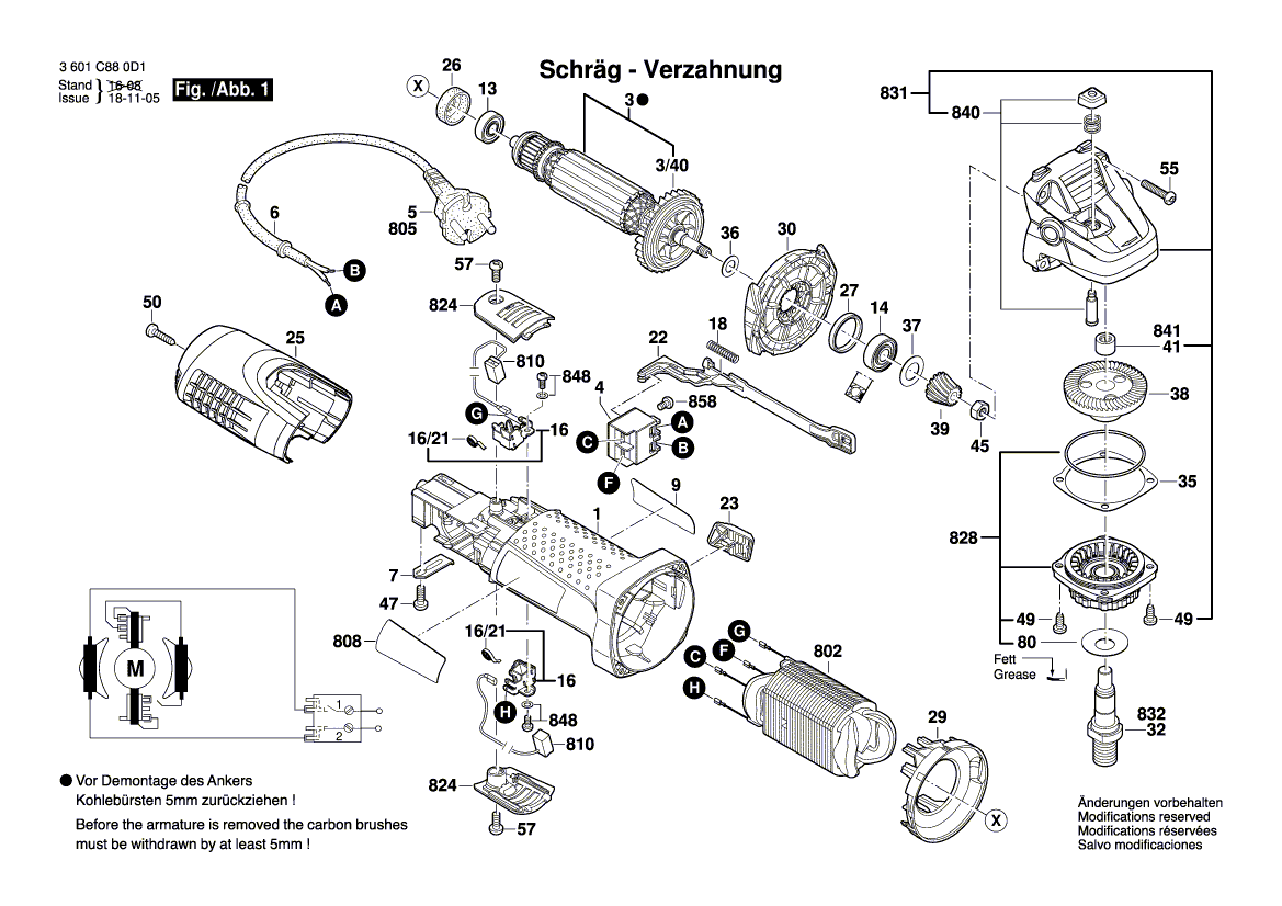 New Genuine Bosch 1619P02809 Spiral Spring