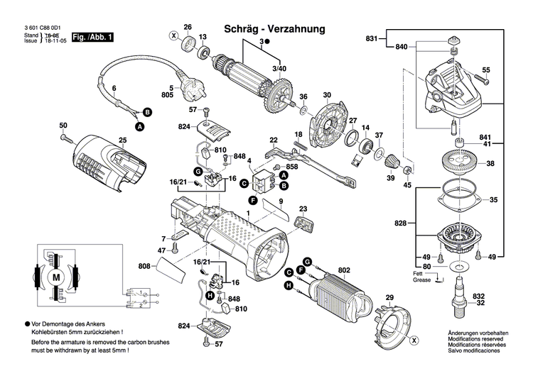 New Genuine Bosch 1619P02809 Spiral Spring