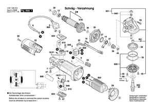 New Genuine Bosch 1619P02873 Push-Button
