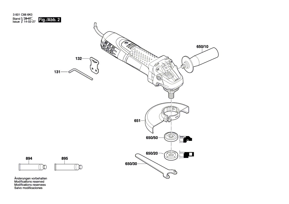 New Genuine Bosch 1619P02882 Manufacturer's nameplate