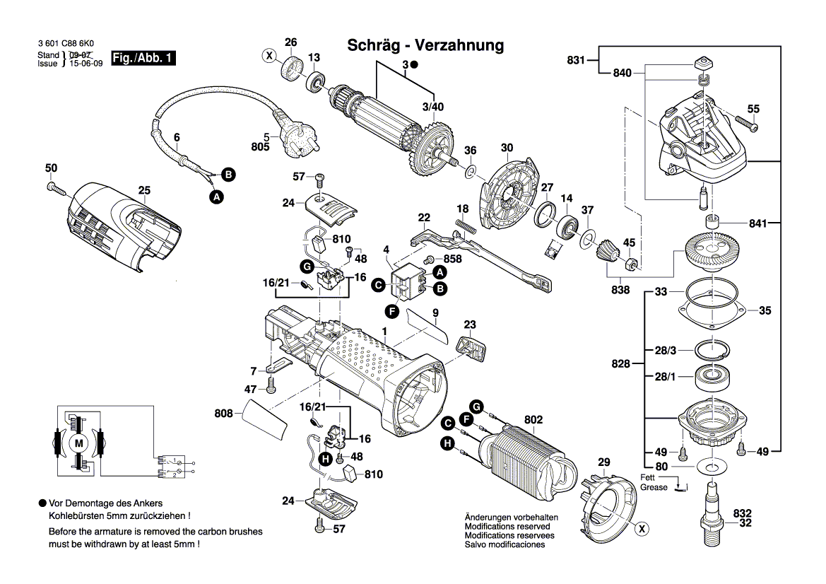 New Genuine Bosch 1619P02882 Manufacturer's nameplate