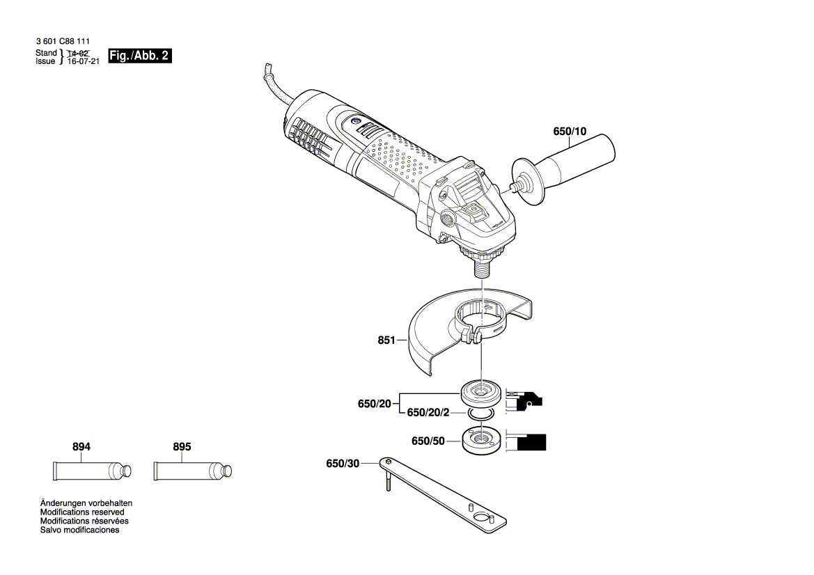 New Genuine Bosch 1619P02994 Warning Plate