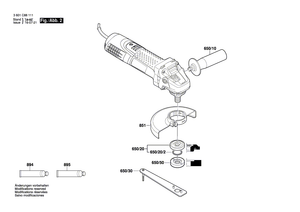 New Genuine Bosch 1619P02994 Warning Plate