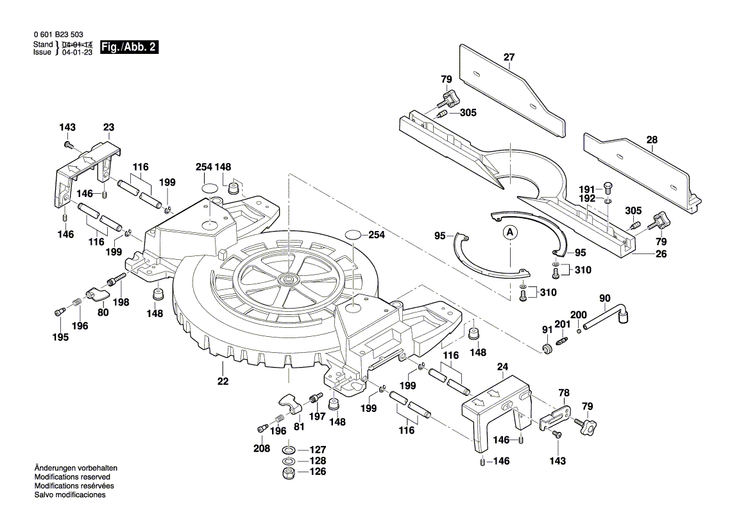 New Genuine Bosch 1619P03307 Block