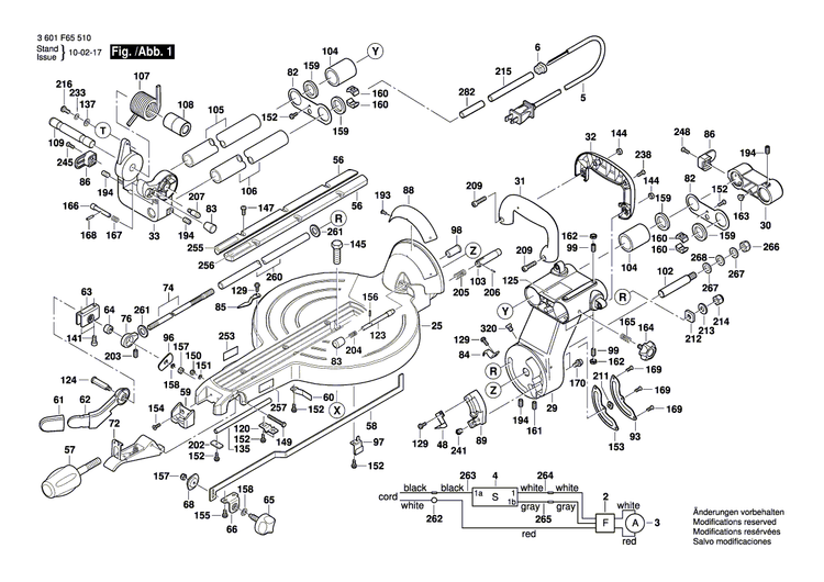 New Genuine Bosch 1619P03312 Assembly Of Service Parts