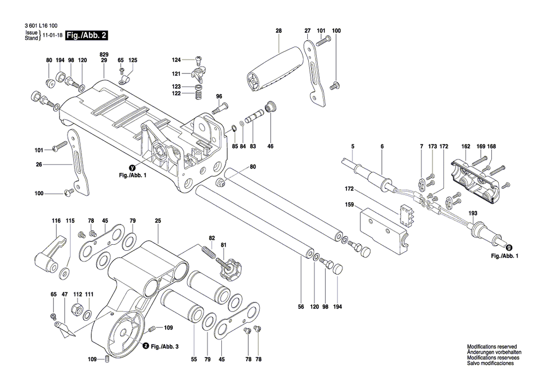 New Genuine Bosch 1619P03515 Support Plate