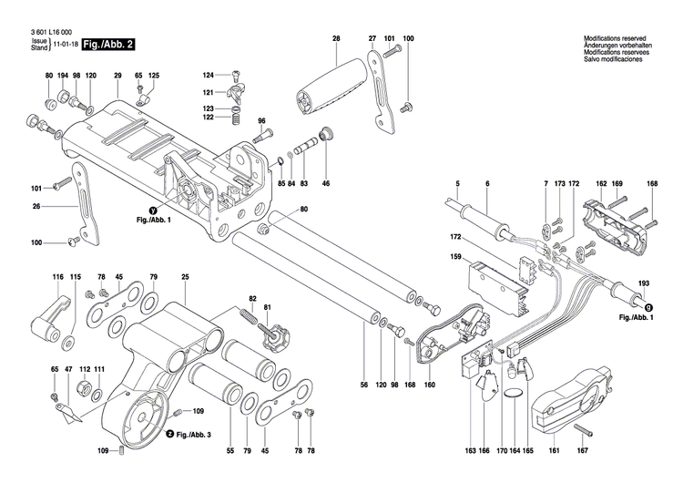 New Genuine Bosch 1619P03588 Housing