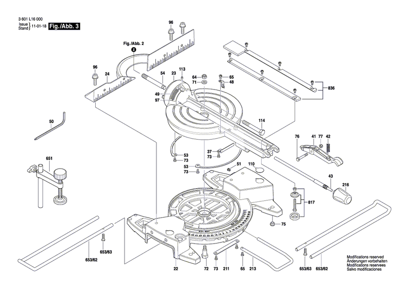 New Genuine Bosch 1619P03591 Printed Circuit Board