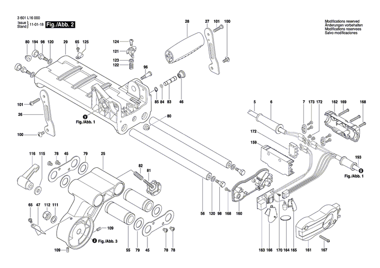 New Genuine Bosch 1619P03594 Housing